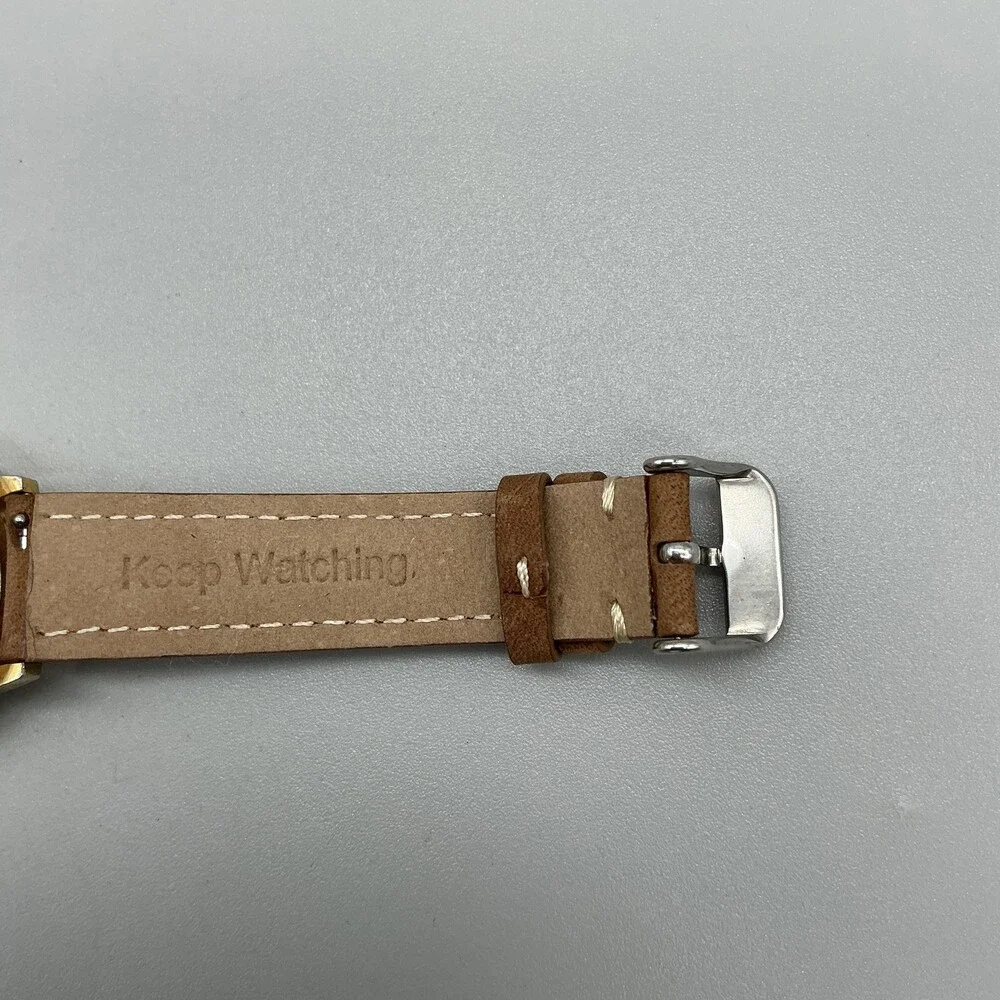 Vintage Star-Kist Charlie Tuna Mens Watch 35mm Logo Dial Leather Manual Wind